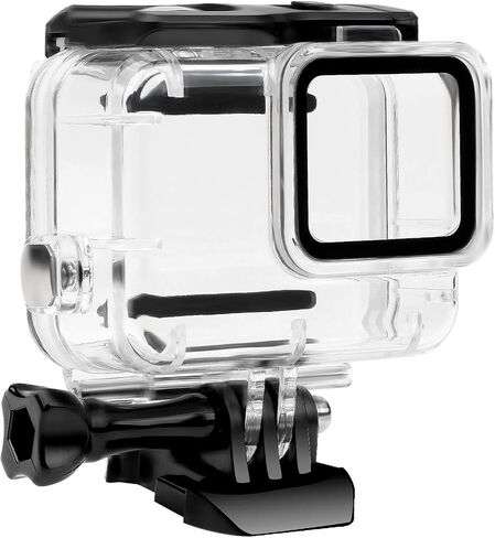 FitStill 148FT/45M Waterproof Housing Case Only for Go Pro Hero 7 White & Silver, Protective Underwater Dive Case Shell Bracket Mount for Go Pro Hero 7 White & Silver Action Camera Accessories in Saudi Arabia