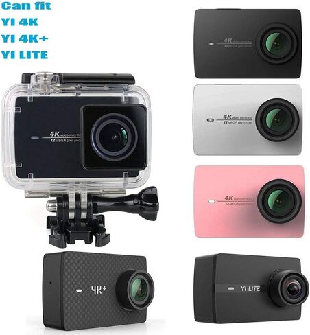 حافظة مضادة للماء لكاميرا Xiaomi Yi 4K / Xiaoyi Yi 4K+ / Yi Lite مع ملحقات شاشة تعمل باللمس، غطاء حماية للغوص تحت الماء 35 متر in Kuwait