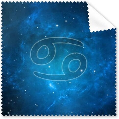 Starry Night Cancer Zodiac Constellation Cleaning Cloth Phone Screen Glasses Cleaner 5pcs in Kuwait
