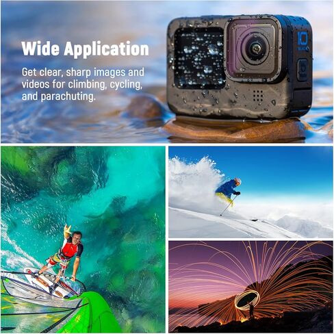 مجموعة مرشحات ND مكونة من 4 قطع من NEEWER متوافقة مع GoPro Hero 11 10 9، ND4/ND8/ND16/ND32 مرشحات عدسات محايدة متعددة الطبقات، زجاج بصري عالي الدقة/إطار ذهبي من الألومنيوم للطيران in Kuwait