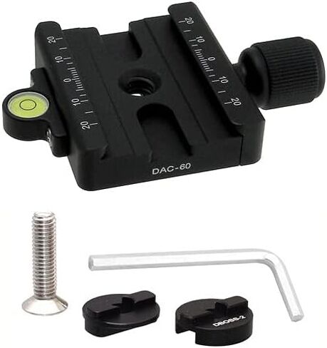 طقم تحويل رأس الكرةDesmond DAC-60 + Boss Tripod Ball Head 60mm Arca / RRS متوافق مع مشبك QR in Saudi Arabia