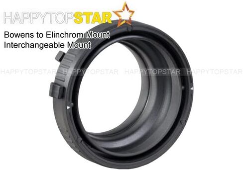 Bowens to Elinchrom Mount Speedring Speeding Ring Adapter Adaptor Converter for Studio Flash Strobe Light in Saudi Arabia