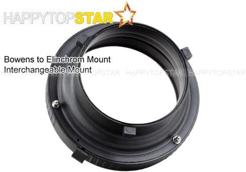 Bowens to Elinchrom Mount Speedring Speeding Ring Adapter Adaptor Converter for Studio Flash Strobe Light in Saudi Arabia