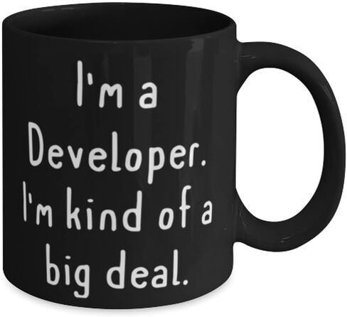I'm a Developer. I'm kind of a big deal. 11oz 15oz Mug, Developer Cup, Surprise Gifts For Developer from Boss, Developer birthday present, Gift ideas for developers, Presents for programmers in Saudi Arabia