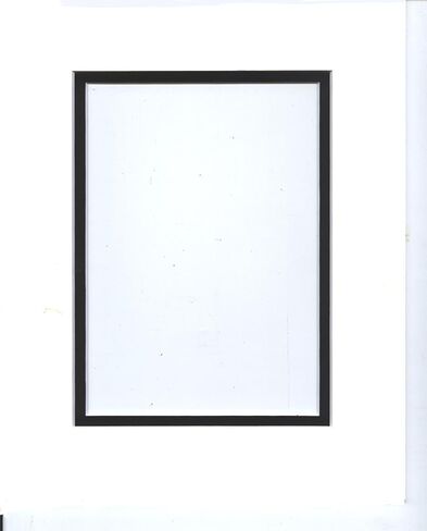 22x28 White & Black Double Picture Mats Bevel Cut for 18x24 Pictures in Kuwait