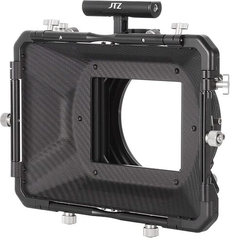 Foto4easy Carbon Fiber Matte Box,JTZ DP30 4x4 Swing-Away Matte Box with 15mm/19mm Rod Rail Rig for Sony FS5 FS7 ARRI RED Canon C100 C200 C300 BM D Blackmagic BMPCC BMCC Pocket Cinema Panasonic Camera in Saudi Arabia