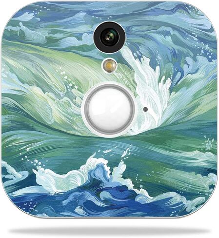 MightySkins Skin Compatible with Blink Home Security Camera - Cyclone Wave | Protective, Durable, and Unique Vinyl Decal wrap Cover | Easy to Apply, Remove, and Change Styles | Made in The USA in Saudi Arabia