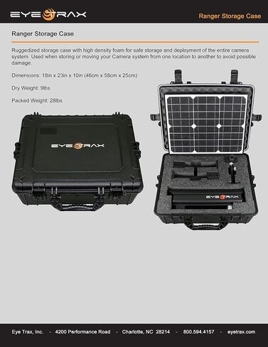 Ruggedized Storage Case – Injected Molded Ruggedized Storage Case for The Ranger Series Solar Powered Wireless Security Camera Systems in Kuwait