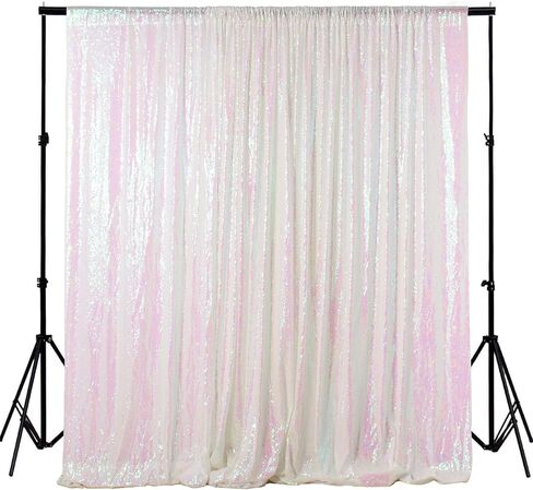 ShinyBeauty 4FTx6FT Sparkly Fuchsia Sequin Photo Backdrop, Photo Booth, Photography Backdrop, DIY Photobooth, Wedding Backdrop, Sparkle Backdrop, Grad Party, Birthday in Saudi Arabia