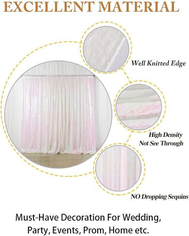 ShinyBeauty 4FTx6FT Sparkly Fuchsia Sequin Photo Backdrop, Photo Booth, Photography Backdrop, DIY Photobooth, Wedding Backdrop, Sparkle Backdrop, Grad Party, Birthday in Saudi Arabia