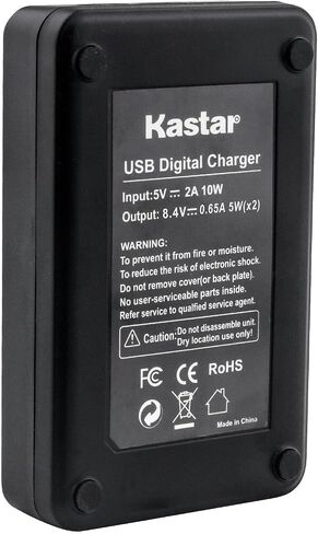 Kastar 3-Pack NP-F570 Battery and LED2 USB Charger Compatible with Came-TV Boltzen Perseus P-20R, Q-55W Mark II, Q-55S 55W, B-30W, Vidpro LED-144 LED-300 LED-330X, GTX Studio LED On-Camera Light in Saudi Arabia