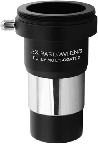 1.25 inches 2X Barlow Lens，M42x0.75mm Thread Interface Metal Barlow Lens for Standard Telescope Eyepiece Astronomy in Kuwait