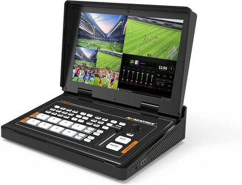 AVMATRIX Video Switcher PVS0403U 10.1 Inch IPS FHD LCD Monitor Display Portable 4-CH SDI HDMI Solid Metal case in Kuwait