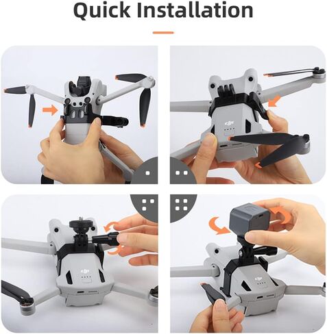 Xmipbs LED Headlight Drone Searchlight for DJI Mini 3 Pro, Night Fill Light with Mount Bracket for Go pro10/Go pro 9/Go pro 8/Ac Tion 2/in-sta 360 Search Light in Saudi Arabia