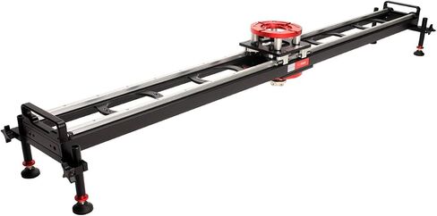 Proaim 6ft Flyking Precision Camera Slider with Mitchell Mount | Long cinematic tracking shots with heavy cinema rigs — 8 ball bearings, 360° pan lock, Payload up to 70kg/154lb in Saudi Arabia
