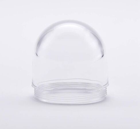 JMX Acrylic/PC CCTV Replacement Clear Camera Dome Cover Security Camera Housing Pet Dog Fence Window Skylight Window (3.8 Inches, Transparent) in Kuwait