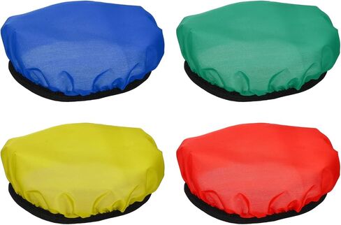 PATIKIL 7" 18cm Soft Diffuser Lamp Cover, 4 Pack Cloth Diffuser Strobe Reflector Lamp Sock for Flash Light Beauty Dish Photography Studio, Multicolor in Kuwait