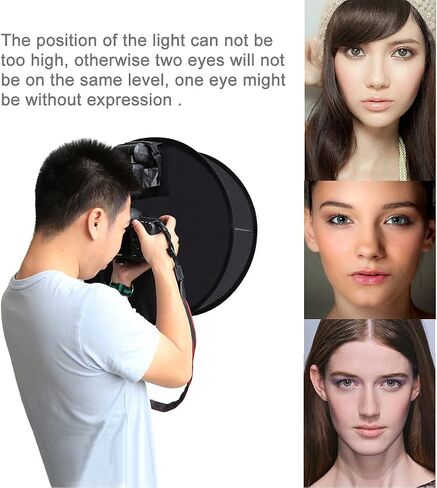 PULUZ Round Flash Softbox Diffuser 18inches / 45cm Portable Ring Flash Diffuser  Soft Box for Speedlight Macro Portrait Shooting Photography Studio Light Modifier in Saudi Arabia