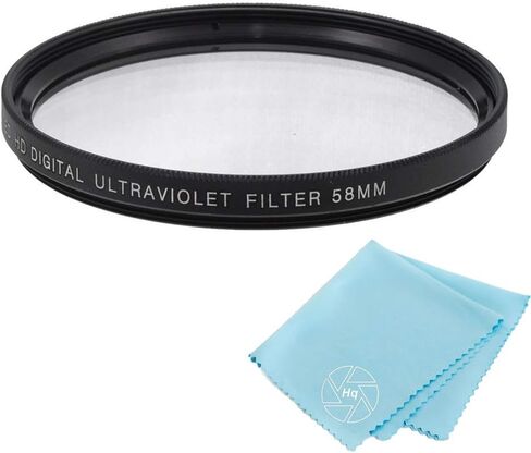 58mm UV Filter for Canon Vixia HF G10, HF G40, HF G50, HF G60, XA10, XA20, XA25, XA40, XA45, XA50, XA55, XF100, XF105, GL1, GL2, HFS10, HFS11, HFS20, HFS21, HFS30, HFS100, HFS200 Camcorders in Saudi Arabia