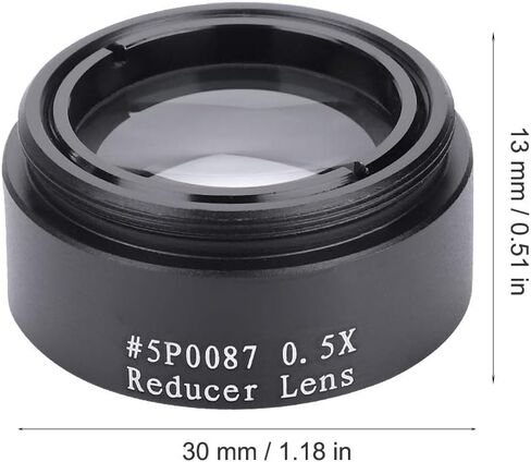 Gso 1.25 0.5X Focal Reducer,Focal Reducer 1.25 Threaded,Other Accessories for Telescopes 1.25 Inch 0.5X Focal Reducer Thread M28 Lens Accessory for Telescope Eyepiece in Kuwait