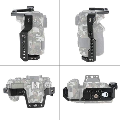 NICEYRIG Cage Rig for Canon EOS 90D/80D/70D, with Ergonomic Top Handle Handgrip - 504 in Saudi Arabia