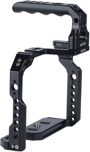 NICEYRIG Cage Rig for Canon EOS 90D/80D/70D, with Ergonomic Top Handle Handgrip - 504 in Saudi Arabia