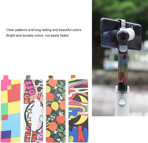 Colorful Insert Sticker for Insta360 Flow, Personalized Decorative Stickers Camera Stabilizer Stickers Cool Trendy PET Decals Handheld Ball Head Accessories for Insta360 Flow in Kuwait