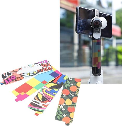 Colorful Insert Sticker for Insta360 Flow, Personalized Decorative Stickers Camera Stabilizer Stickers Cool Trendy PET Decals Handheld Ball Head Accessories for Insta360 Flow in Kuwait