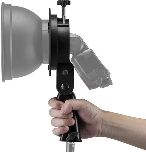 Handheld Grip S-Type Bracket Bowens Mount Holder for Speedlite Flash Softbox in Saudi Arabia