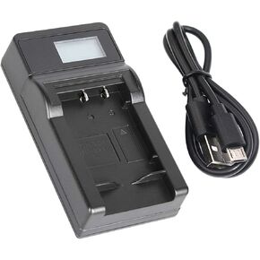 LCD USB Travel Battery Charger for Samsung SC-D101, SC-D103, SC-D105, SC-D107, SC-D180 Digital Video Camcorder in Kuwait