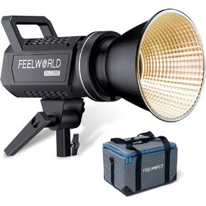 FEELWORLD FL225B 2700K~6500K إضاءة استوديو فيديو ثنائية اللون 225 وات إضاءة مستمرة CRI96+ TLCI97+ 64500lux@1m للأفلام، البث المباشر، تصوير الفيديو، التصوير الفوتوغرافي، الزفاف، المقابلة in Kuwait