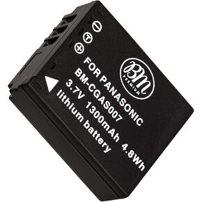بطارية بديلة CGA-S007 لكاميرا باناسونيك لوميكس DMC-TZ1 DMC-TZ2 DMC-TZ3 DMC-TZ4 DMC-TZ5 DMC-TZ11 DMC-TZ15 DMC-TZ50 + المزيد in Kuwait