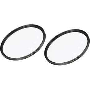 MECCANIXITY UV Lens Filters, 77mm Slim Frame Multi-Coated Protective Lenses Filter for Camera Photography Accessories, Pack of 2 in Kuwait