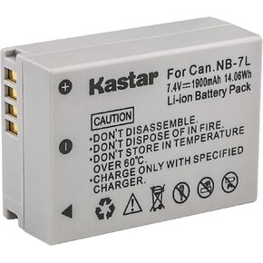 Kastar Battery (1-Pack) for Canon NB-7L, CB-2LZE Work with Canon PowerShot G10, PowerShot G11, PowerShot G12, PowerShot SX30 is Digital Cameras in Saudi Arabia