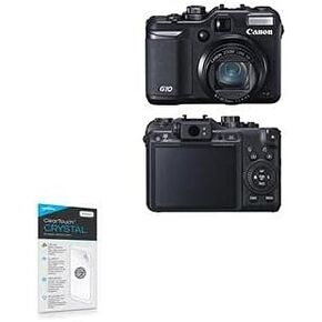 BoxWave Screen Protector Compatible with Canon PowerShot G10 - ClearTouch Crystal (2-Pack), HD Film Skin - Shields from Scratches in Saudi Arabia