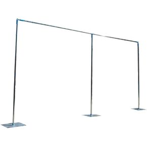 Wedding Backdrop Stand Pipe Kit, 3x3m/10x10ft Heavy Duty Telescopic Backdrop Support Pole and Stand Kit for for Wedding Party Photography in Kuwait
