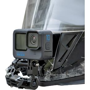 طقم تثبيت على الذقن لخوذة الدراجة النارية متوافق مع GoPro Hero 10 Black، Hero 9/8/7 (2018)/6، 4 جلسات والمزيد من كاميرات الحركة (خوذة دراجة نارية على الذقن) in Kuwait