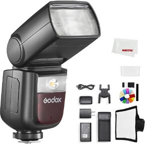 Godox V860III-N Speedlite Light,I-TTL ll autoflash and Manual Flash, 2.4G High-Speed Sync,7.2V/2600mAh Li-ion Battery Camera Flash Speedlite Light Compatible for Nikon Cameras in Saudi Arabia