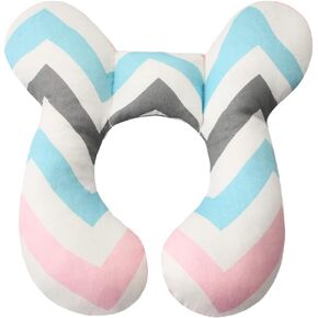 KAKIBLIN Baby Travel Pillow, Baby Pillow for Head and Neck, Upgraded Baby Support Pillow, Baby Neck Pillows for Car Seat,Pushchair,Travel(Bear)