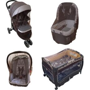 Enovoe Mosquito Net for Stroller, Bassinet, Cradle - Blue Baby Mosquito Net Cover for Playards, Pack N Plays, Mini Crib in Saudi Arabia