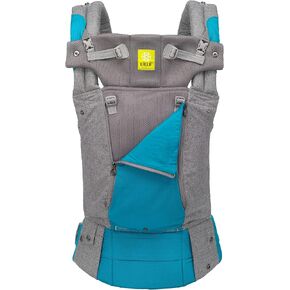 LÍLLÉbaby Complete All Seasons Ergonomic 6-in-1 Baby Carrier Infant to Toddler with Lumbar Support (7-45 Pounds), 360 Degree Baby Wearing & Multi-Position, Inward & Outward Facing (Black) in Kuwait