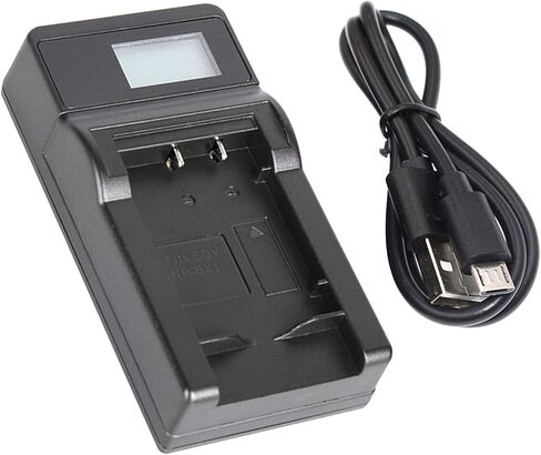 LCD USB Travel Battery Charger for Samsung SC-D101, SC-D103, SC-D105, SC-D107, SC-D180 Digital Video Camcorder in Kuwait