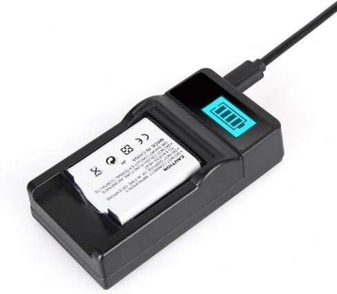 LCD USB Travel Battery Charger for Samsung SC-D101, SC-D103, SC-D105, SC-D107, SC-D180 Digital Video Camcorder in Kuwait