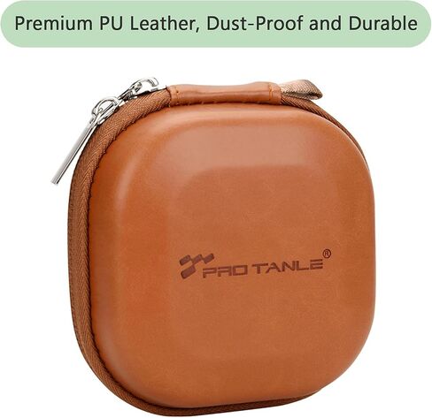 Andoer Camera Filters Case Bags for Filters Up to 82mm, 5 Pockets PU Leather DustProof Filter Hard Storage Case for UV CPL ND Graduated Neutral Density Filters in Saudi Arabia