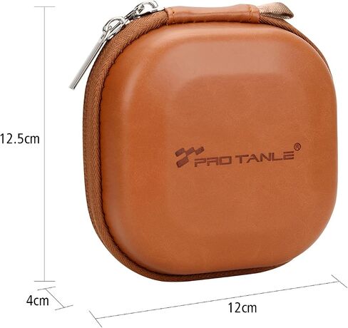 Andoer Camera Filters Case Bags for Filters Up to 82mm, 5 Pockets PU Leather DustProof Filter Hard Storage Case for UV CPL ND Graduated Neutral Density Filters in Saudi Arabia