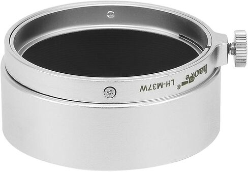 Haoge LH-M37W غطاء عدسة معدنية لايكا ليتز إلمار 3.5 سم 35 مم f3.5 A36، Elmar 50mm f3.5 A36، سومارون 3.5 سم 35 مم f3.5 A36 وعدسة أخرى مع 36 مم مقاس خارجي فضي in Saudi Arabia