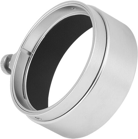 Haoge LH-M37W غطاء عدسة معدنية لايكا ليتز إلمار 3.5 سم 35 مم f3.5 A36، Elmar 50mm f3.5 A36، سومارون 3.5 سم 35 مم f3.5 A36 وعدسة أخرى مع 36 مم مقاس خارجي فضي in Saudi Arabia