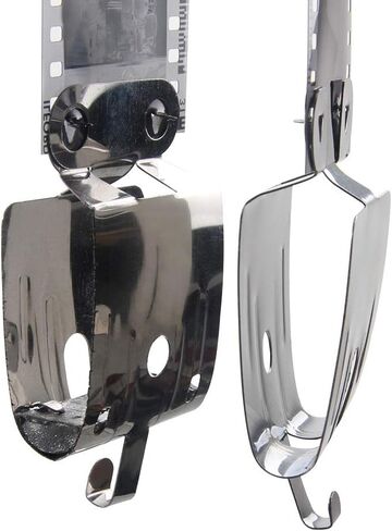 10xPCS Stainless Steel Film Clips with Lead Block Make Film Straight for 135 35mm 120 B&W White&Black Negatives Film Air-Dry Darkroom Processing Equipment in Saudi Arabia