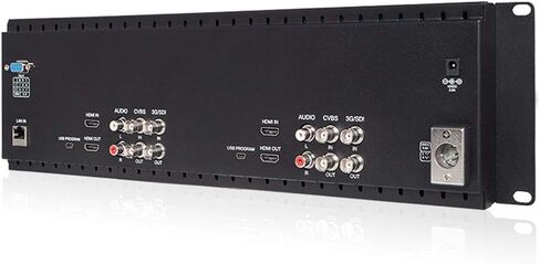 Feel WORLD D71 3RU Dual 7 بوصة 3G SDI بث رف جبل مراقب 1280x800 HD LCD IPS شاشة مع 3 ألوان ضوء تالي HDMI AV مدخل ومخرج in Saudi Arabia
