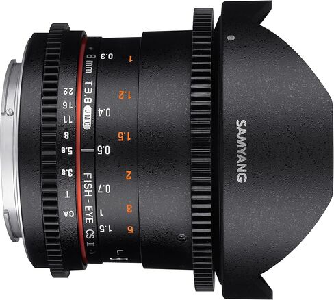 Samyang 8 mm T3.8 VDSLR II Manual Focus Video Lens for Sony E-Mount Camera in Saudi Arabia